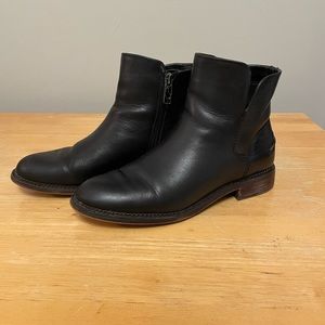 Franco Sarto black ankle boots size 8